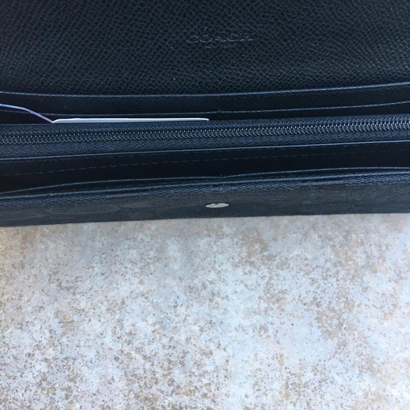 NWT Coach F53617 slim envelope wallet black 12 CM - Picture 9 of 11